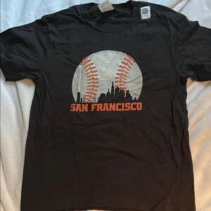 San Francisco Baseball Giants Style Graphic T-Shirt - Black (Youth M)
